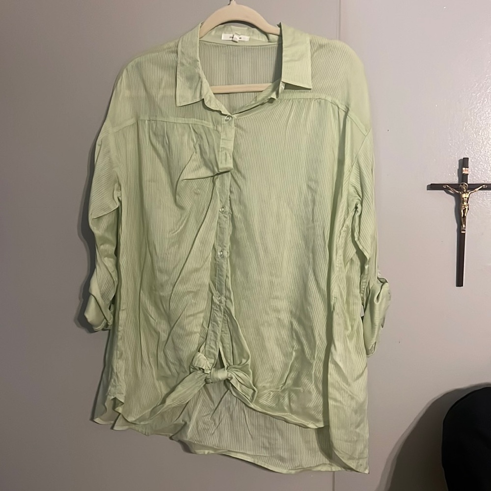 Maurice’s Sheer Striped Top